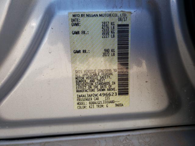 Photo 9 VIN: 1N4AL3AP2HC496623 - NISSAN ALTIMA 