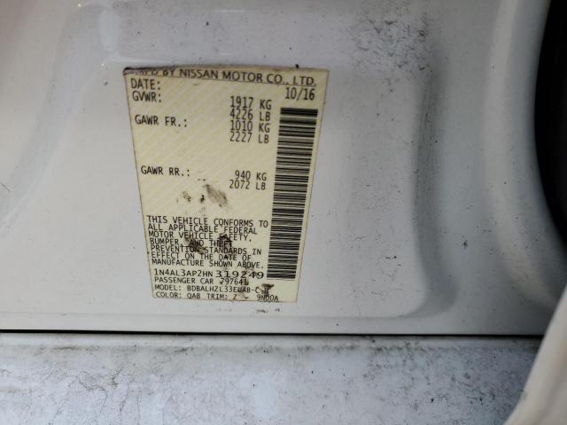 Photo 11 VIN: 1N4AL3AP2HN319249 - NISSAN ALTIMA 2.5 