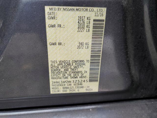 Photo 11 VIN: 1N4AL3AP2HN325245 - NISSAN ALTIMA 2.5 