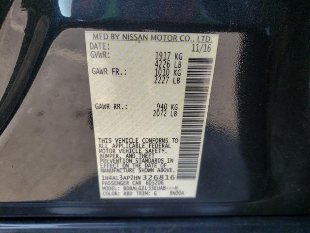 Photo 9 VIN: 1N4AL3AP2HN326816 - NISSAN ALTIMA 2.5 