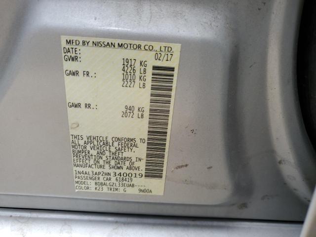 Photo 11 VIN: 1N4AL3AP2HN340019 - NISSAN ALTIMA 