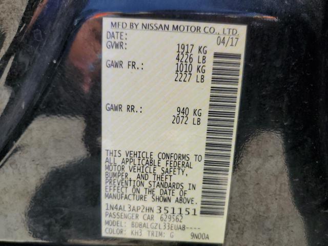 Photo 11 VIN: 1N4AL3AP2HN351151 - NISSAN ALTIMA 