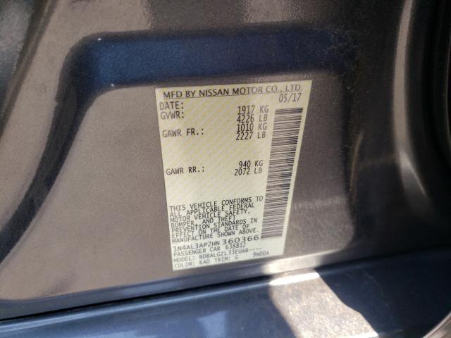 Photo 9 VIN: 1N4AL3AP2HN360366 - NISSAN ALTIMA 2.5 