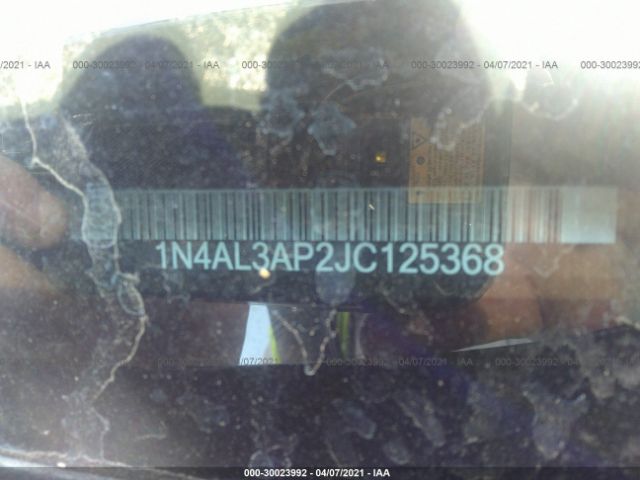 Photo 8 VIN: 1N4AL3AP2JC125368 - NISSAN ALTIMA 