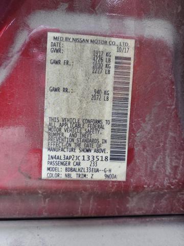 Photo 11 VIN: 1N4AL3AP2JC133518 - NISSAN ALTIMA 2.5 