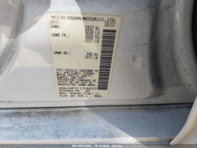 Photo 8 VIN: 1N4AL3AP2JC134653 - NISSAN ALTIMA 