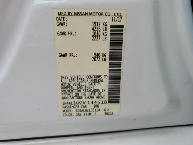 Photo 12 VIN: 1N4AL3AP2JC144518 - NISSAN ALTIMA 2.5 