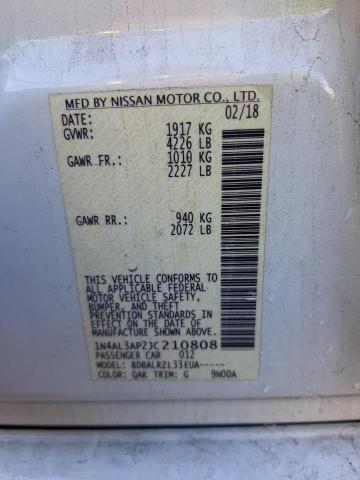 Photo 9 VIN: 1N4AL3AP2JC210808 - NISSAN ALTIMA 2.5 