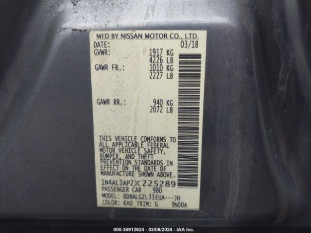 Photo 8 VIN: 1N4AL3AP2JC225289 - NISSAN ALTIMA 