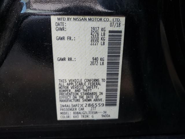 Photo 9 VIN: 1N4AL3AP2JC286559 - NISSAN ALTIMA 2.5 