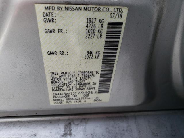 Photo 9 VIN: 1N4AL3AP2JC294063 - NISSAN ALTIMA 