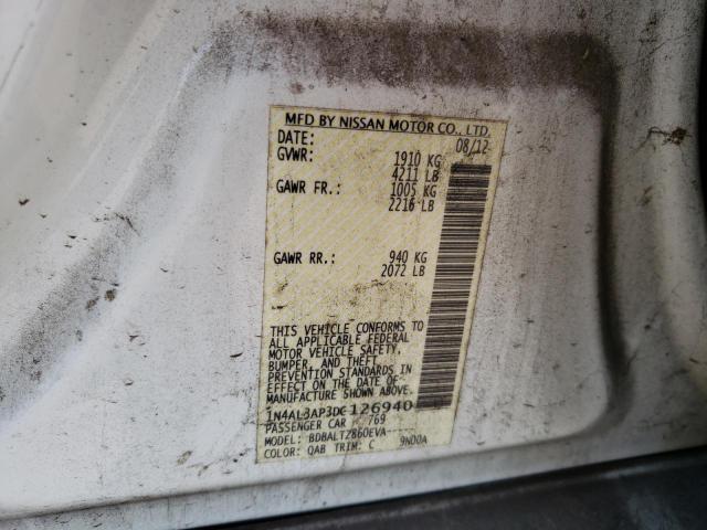 Photo 11 VIN: 1N4AL3AP3DC126940 - NISSAN ALTIMA 2.5 