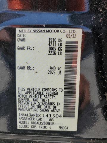 Photo 12 VIN: 1N4AL3AP3DC141504 - NISSAN ALTIMA 2.5 