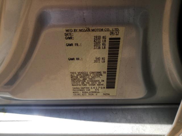 Photo 9 VIN: 1N4AL3AP3DC141759 - NISSAN ALTIMA 2.5 