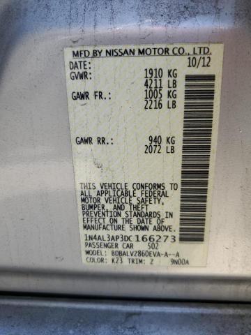 Photo 11 VIN: 1N4AL3AP3DC166273 - NISSAN ALTIMA 