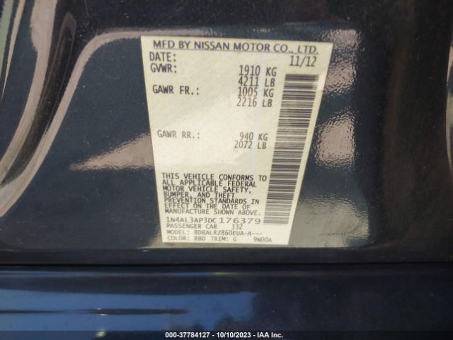 Photo 8 VIN: 1N4AL3AP3DC176379 - NISSAN ALTIMA 