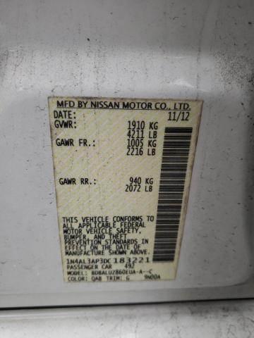 Photo 11 VIN: 1N4AL3AP3DC183221 - NISSAN ALTIMA 2.5 