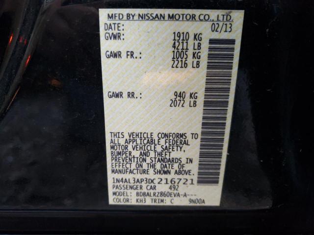 Photo 9 VIN: 1N4AL3AP3DC216721 - NISSAN ALTIMA 2.5 