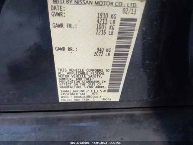 Photo 8 VIN: 1N4AL3AP3DC231154 - NISSAN ALTIMA 