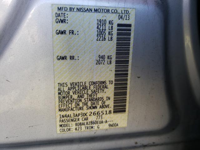 Photo 9 VIN: 1N4AL3AP3DC266518 - NISSAN ALTIMA 2.5 