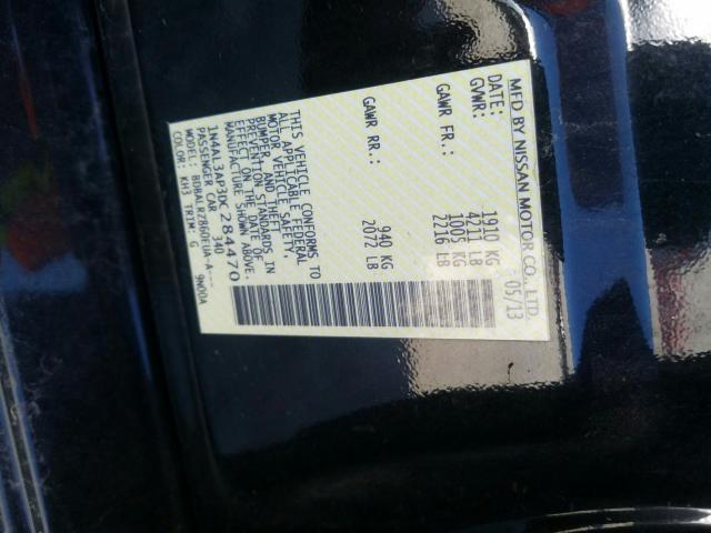 Photo 9 VIN: 1N4AL3AP3DC284470 - NISSAN ALTIMA 2.5 