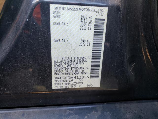 Photo 9 VIN: 1N4AL3AP3DN412825 - NISSAN ALTIMA 2.5 