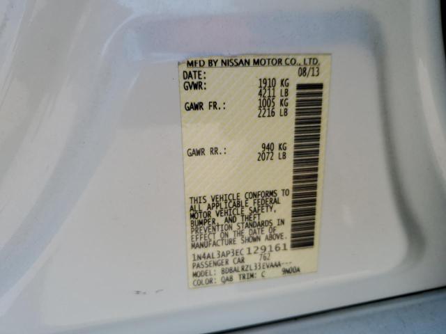 Photo 9 VIN: 1N4AL3AP3EC129161 - NISSAN ALTIMA 