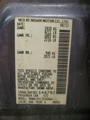 Photo 12 VIN: 1N4AL3AP3EC144792 - NISSAN ALTIMA 