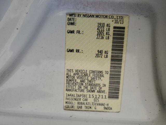 Photo 11 VIN: 1N4AL3AP3EC151211 - NISSAN ALTIMA 2.5 