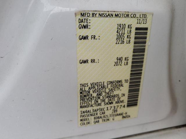 Photo 11 VIN: 1N4AL3AP3EC173774 - NISSAN ALTIMA 