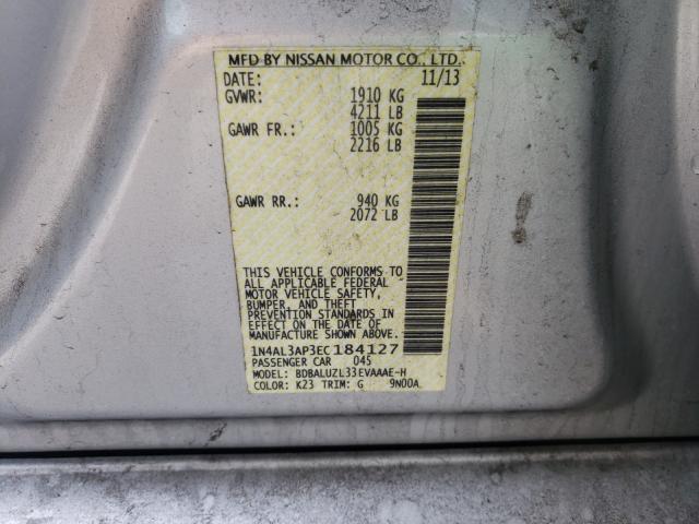 Photo 9 VIN: 1N4AL3AP3EC184127 - NISSAN ALTIMA 2.5 