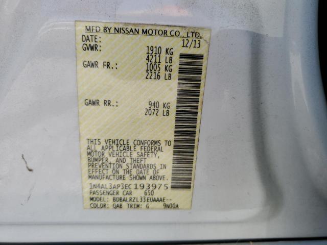 Photo 11 VIN: 1N4AL3AP3EC193975 - NISSAN ALTIMA 2.5 