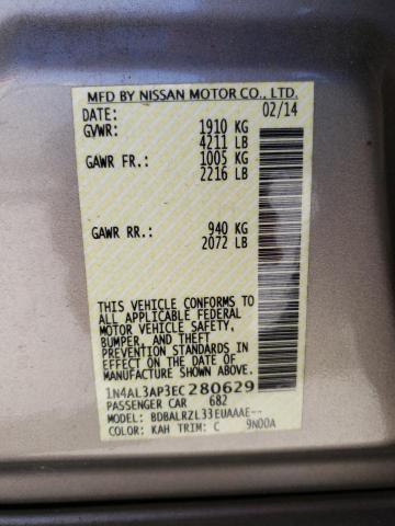 Photo 12 VIN: 1N4AL3AP3EC280629 - NISSAN ALTIMA 