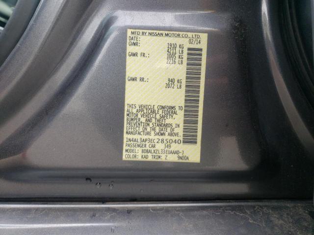 Photo 9 VIN: 1N4AL3AP3EC285040 - NISSAN ALTIMA 2.5 