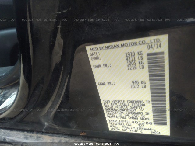 Photo 8 VIN: 1N4AL3AP3EC401286 - NISSAN ALTIMA 