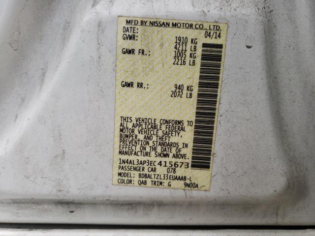 Photo 11 VIN: 1N4AL3AP3EC415673 - NISSAN ALTIMA 2.5 