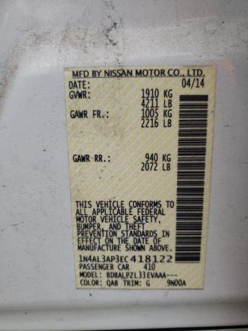 Photo 11 VIN: 1N4AL3AP3EC418122 - NISSAN ALTIMA 2.5 