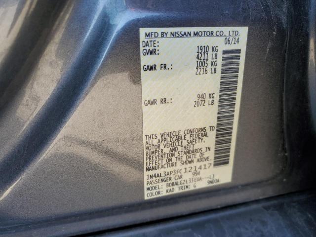 Photo 12 VIN: 1N4AL3AP3FC121417 - NISSAN ALTIMA 2.5 