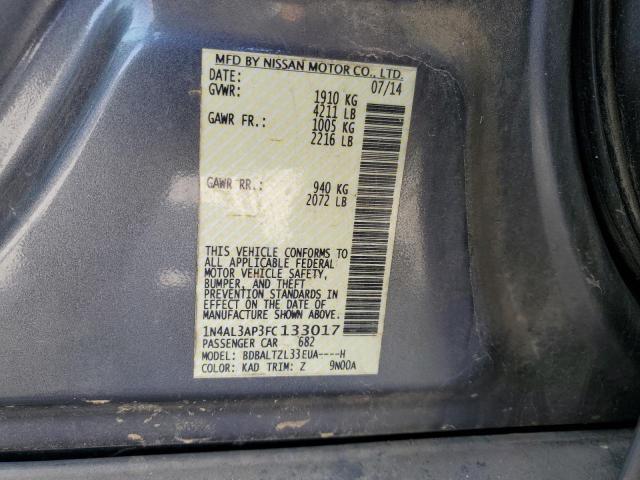 Photo 11 VIN: 1N4AL3AP3FC133017 - NISSAN ALTIMA 