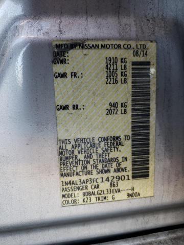 Photo 11 VIN: 1N4AL3AP3FC142901 - NISSAN ALTIMA 2.5 