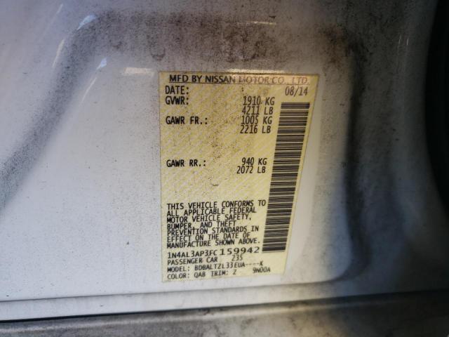 Photo 9 VIN: 1N4AL3AP3FC159942 - NISSAN ALTIMA 2.5 