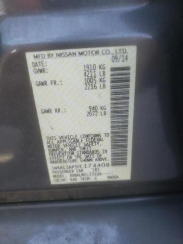 Photo 11 VIN: 1N4AL3AP3FC174408 - NISSAN ALTIMA 