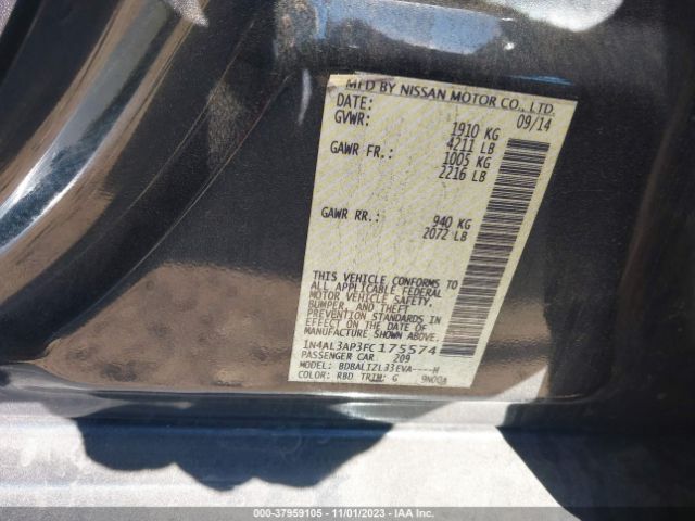 Photo 8 VIN: 1N4AL3AP3FC175574 - NISSAN ALTIMA 