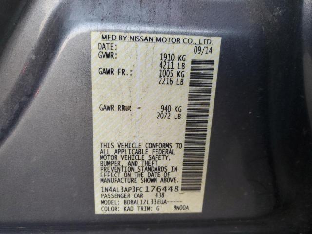 Photo 11 VIN: 1N4AL3AP3FC176448 - NISSAN ALTIMA 