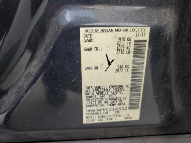 Photo 11 VIN: 1N4AL3AP3FC214552 - NISSAN ALTIMA 2.5 