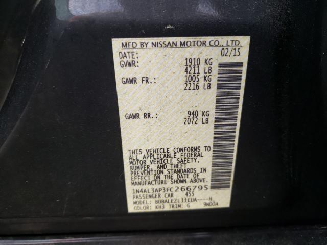 Photo 9 VIN: 1N4AL3AP3FC266795 - NISSAN ALTIMA 2.5 