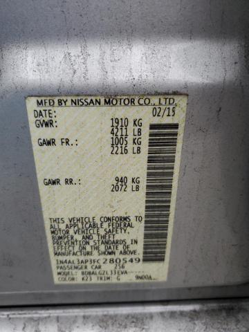 Photo 11 VIN: 1N4AL3AP3FC280549 - NISSAN ALTIMA 2.5 