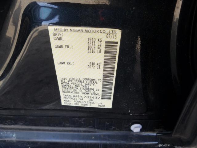 Photo 9 VIN: 1N4AL3AP3FC282432 - NISSAN ALTIMA 2.5 