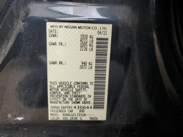 Photo 11 VIN: 1N4AL3AP3FC430644 - NISSAN ALTIMA 