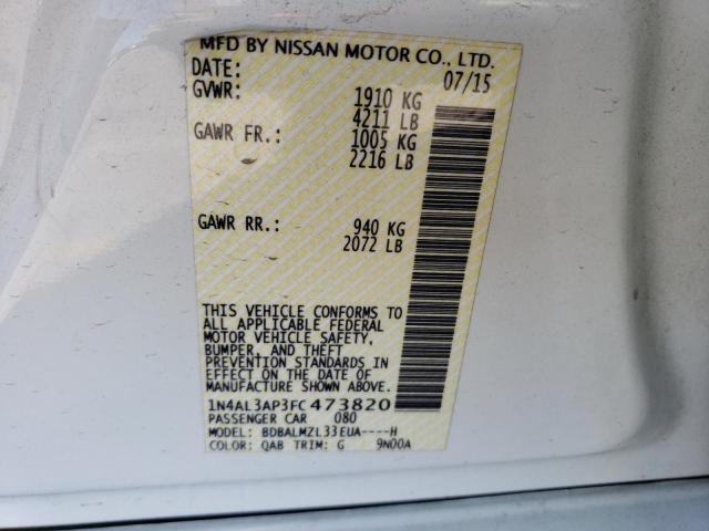 Photo 11 VIN: 1N4AL3AP3FC473820 - NISSAN ALTIMA 2.5 